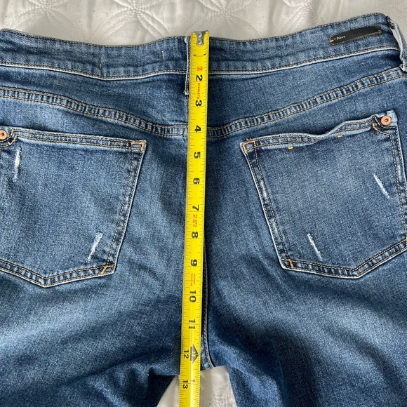 Pilcro and the Letterpress Anthropologie Slim Boyfriend Blue Denim Jeans - 30 - Picture 14 of 14